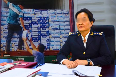 CÁN BỘ HẢI QUAN TIẾP TAY BUÔN LẬU 4.200 THÙNG SỮA 