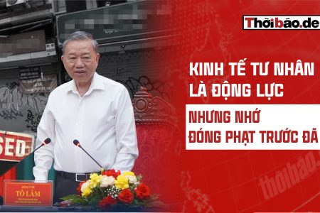 KINH TẾ TƯ NHÂN LÀ ĐỘNG LỰC – NHƯNG NHỚ ĐÓNG PHẠT TRƯỚC ĐÃ…