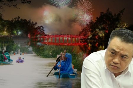 Bão lụt tàn phá Miền Trung Hà Nội vẫn bắn Pháo hoa một quyết định phi nhân tính?