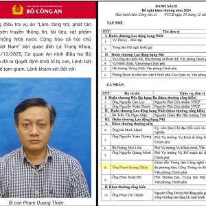 Ông Phạm Quang Thiện là người từng được đề nghị trao tặng Huân chương Lao động hạng Nhì