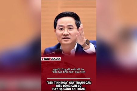 “GEN TINH HOA” GÂY TRANH CÃI: ĐIỀU ĐỘNG CÁN BỘ HAY HẠ CÁNH AN TOÀN?