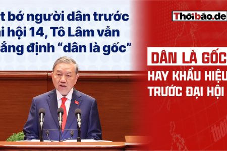 “DÂN LÀ GỐC” HAY KHẨU HIỆU TRƯỚC ĐẠI HỘI?