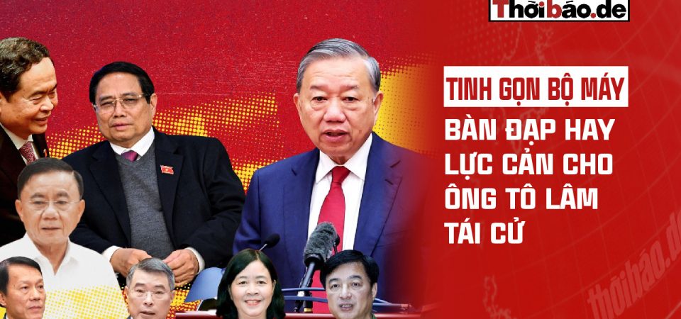 TINH GỌN BỘ MÁY: BÀN ĐẠP HAY LỰC CẢN CHO ÔNG TÔ LÂM TÁI CỬ?