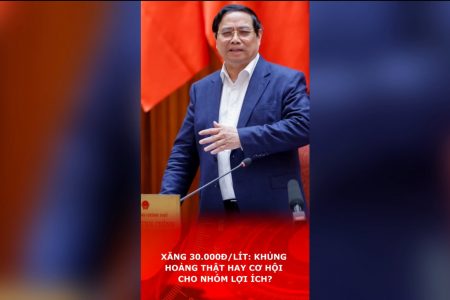 Xăng 30.000đ/lít: Khủng hoảng thật hay cơ hội cho nhóm lợi ích?