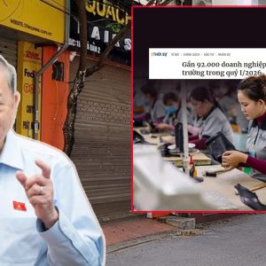2026年第1四半期の惨事：ベトナム市場から9万2,000社が撤退！