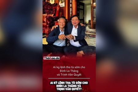 Ai ký lệnh tha tù sớm cho Đinh La Thăng và Trịnh Văn Quyết ?