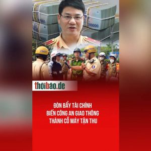 Đòn bẩy tài chính biến công an giao thông thành cỗ máy tận thu