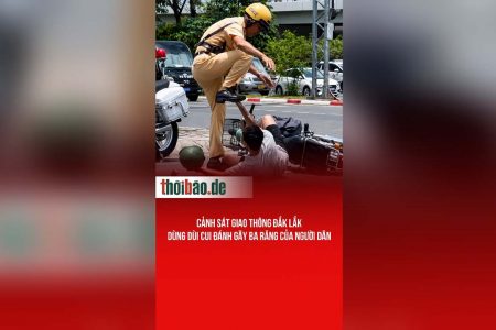 Cảnh sát giao thông Đắk Lắk dùng dùi cui đánh gãy ba răng của người dân