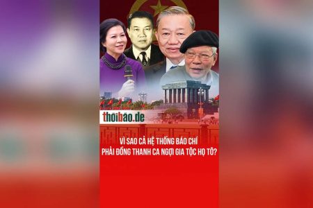 Vì sao cả hệ thống báo chí phải đồng thanh ca ngợi gia tộc họ Tô?