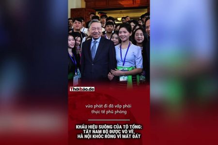 Khẩu hiệu suông của Tô Tổng: Tây Nam Bộ được vỗ về, Hà Nội khóc ròng vì mất đất