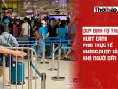 Quy định nợ thuế xuất cảnh phải thực tế, không được làm khó người dân