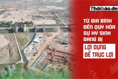 Từ Gia Bình đến Quy Hòa, sự hy sinh đang bị lợi dụng để trục lợi