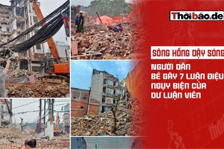 Sông Hồng dậy sóng: Người dân bẻ gãy 7 luận điệu ngụy biện của dư luận viên