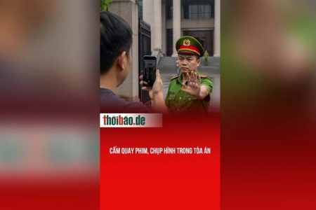 Cấm quay phim, chụp hình trong tòa án