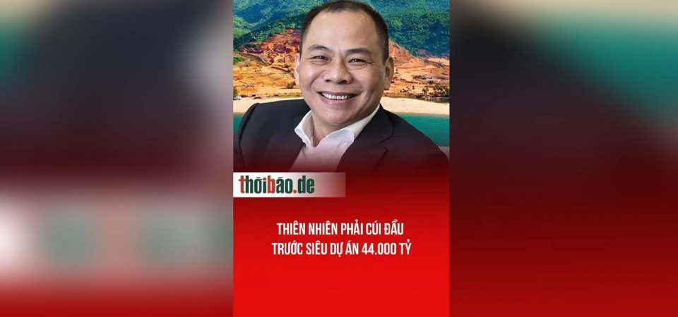 Thiên nhiên phải cúi đầu trước siêu dự án 44.000 tỷ