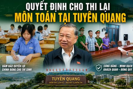 Quyết định cho thi lại môn Toán tại Tuyên Quang