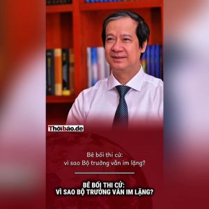 Bê bối thi cử: Vì sao Bộ Trưởng vẫn im lặng?