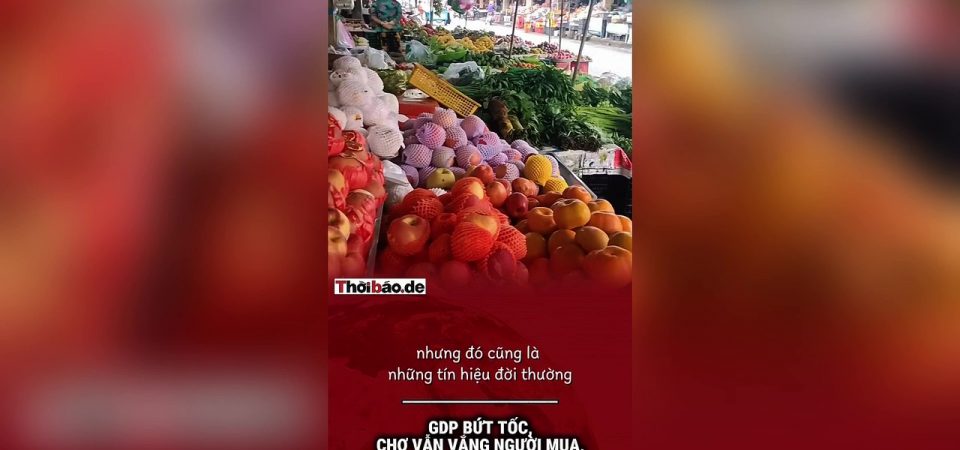 GDP bứt tốc, chợ vẫn vắng người mua, chỉ giỏi nói suông
