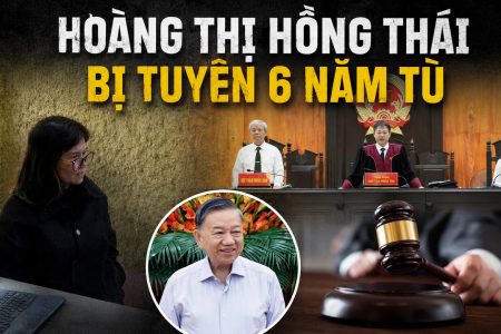 Hoàng Thị Hồng Thái bị tuyên 6 năm tù