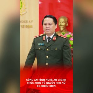Công an tỉnh Nghệ An chính thức khởi tố người phụ nữ đi khiếu kiện