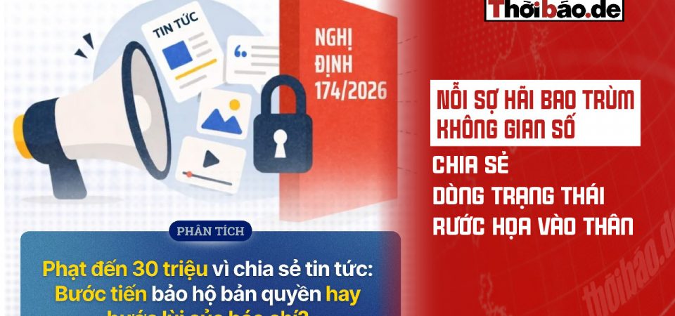 Nỗi sợ hãi bao trùm không gian số: Chia sẻ dòng trạng thái, rước họa vào thân