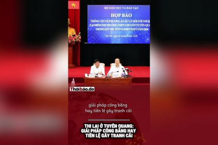 Repetición de exámenes en Tuyên Quang: ¿una solución justa o un precedente polémico?