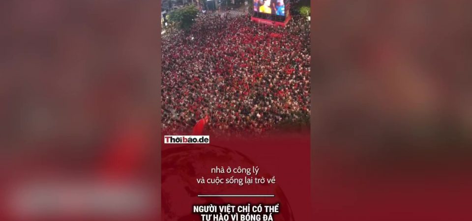 Người Việt chỉ có thể tự hào vì bóng đá