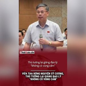 Tout juste après avoir acquitté Nguyễn Sỹ Cương, le Premier ministre tient à nouveau un discours moralisateur sur l’« absence de zone d’interdiction »