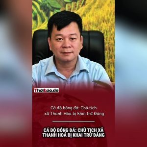 Cá độ bóng đá: Chủ tịch xã Thanh Hóa bị khai trừ Đảng