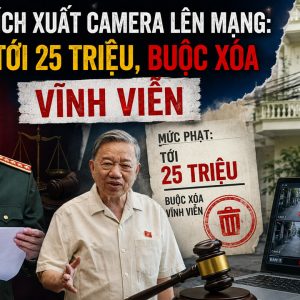 Đăng trích xuất camera lên mạng: Phạt tới 25 triệu, buộc xóa vĩnh viễn