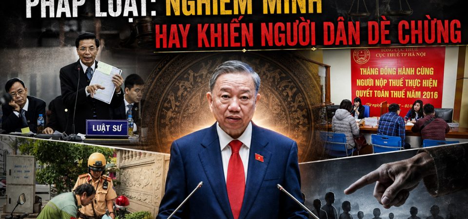 Pháp luật: Nghiêm minh hay khiến người dân dè chừng