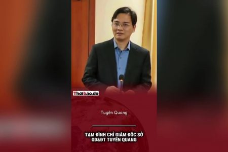 Suspensión temporal del director de la Consejería de Educación y Formación de Tuyên Quang