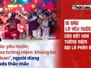 Đi bão là yêu nước, còn đặt hoa tưởng niệm gọi là phản động