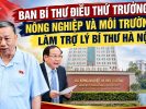 Ban bí thư điều thứ trưởng nông nghiệp và môi trường làm trợ lý bí thư Hà Nội