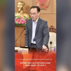ハノイ市、小学1年生から全生徒にAI教育を実施