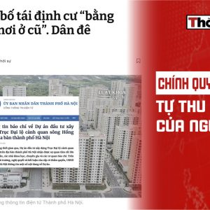 Chính quyền Hà Nội tự thu hồi đất của người dân