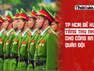 Город Хошимин предлагает повысить заработную плату сотрудникам полиции и военнослужащим