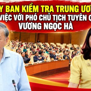 Ủy ban kiểm tra trung ương làm việc với phó chủ tịch Tuyên Quang Vương Ngọc Hà