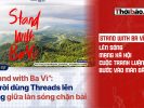 「Stand with Ba Vì」在社群媒體掀起熱潮,辯論進入智力交鋒階段